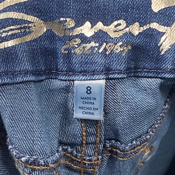 Seven7 Jeans Womens Size 8 Tummyless High Rise Skinny 30x29 Stretch Embroidered - Picture 3 of 8